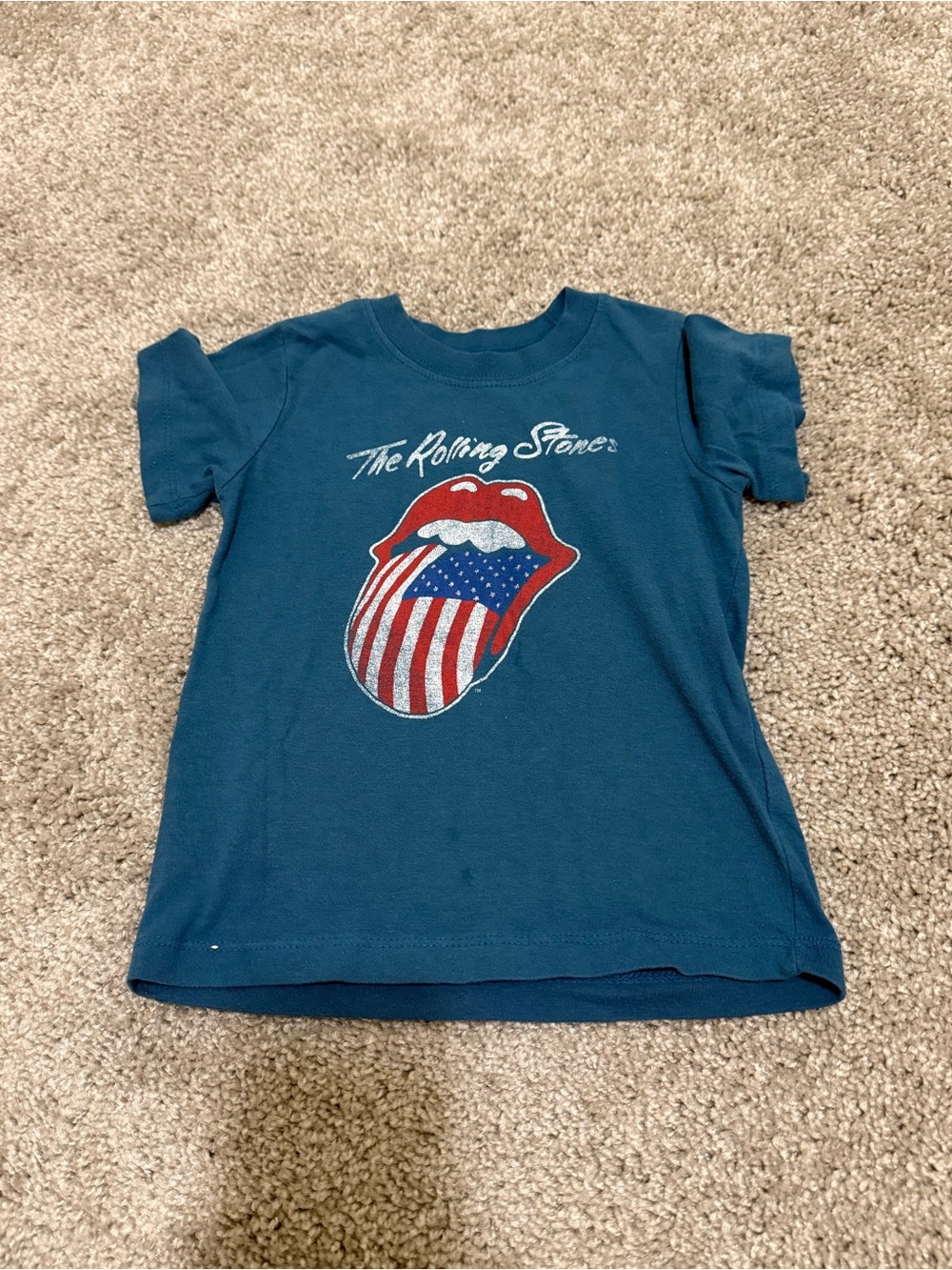 The Rolling Stones Kids Blue Graphic Tee